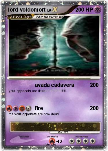 Pokemon lord voldomort