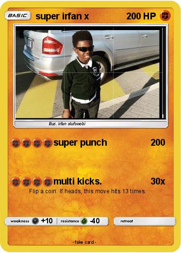 Pokemon super irfan x