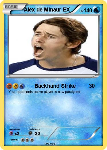 Pokemon Alex de Minaur EX