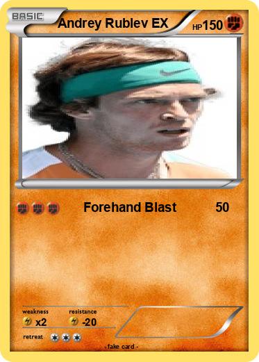 Pokemon Andrey Rublev EX