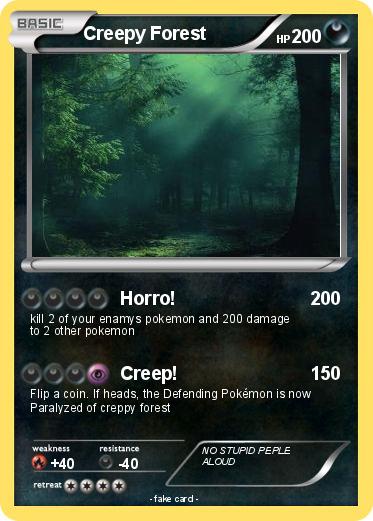 Pokemon Creepy Forest