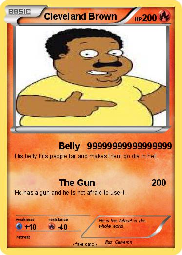 Pokemon Cleveland Brown