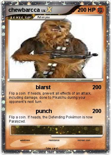 Pokemon chewbarcca