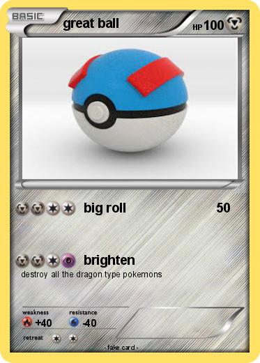 Pokemon great ball
