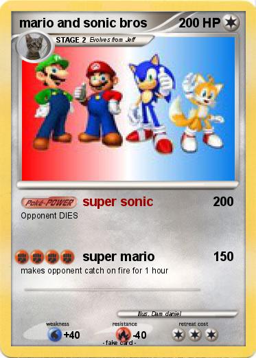 Pokemon mario and sonic bros