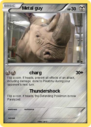 Pokemon Metal guy
