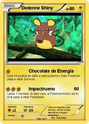 Pokemon Dedenne Shiny