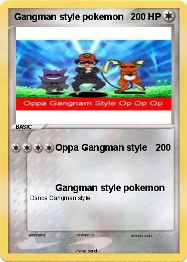 Pokemon Gangman style pokemon