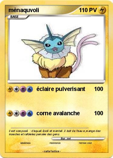 Pokemon mènaquvoli