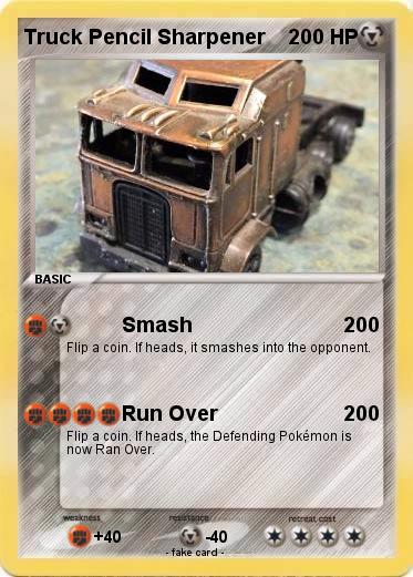 Pokemon Truck Pencil Sharpener