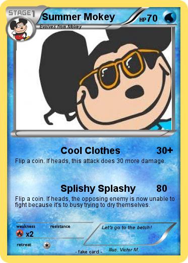 Pokemon Summer Mokey