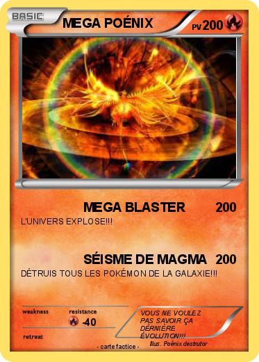 Pokemon MEGA POÉNIX