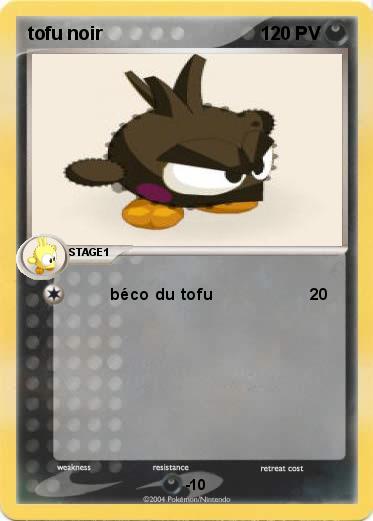 Pokemon tofu noir