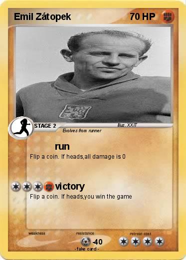 Pokemon Emil Zátopek