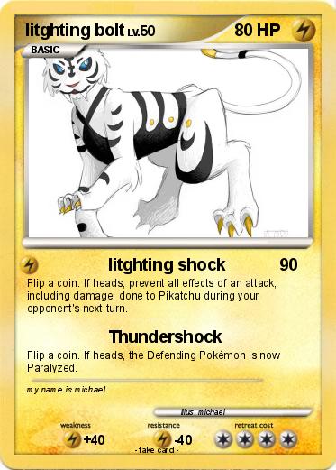 Pokemon litghting bolt