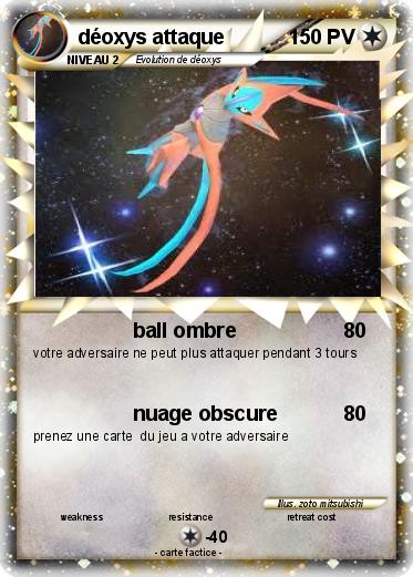 Pokemon déoxys attaque