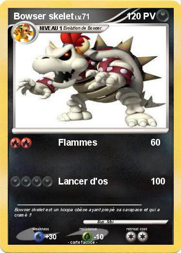 Pokemon Bowser skelet