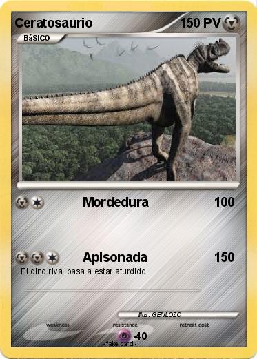 Pokemon Ceratosaurio