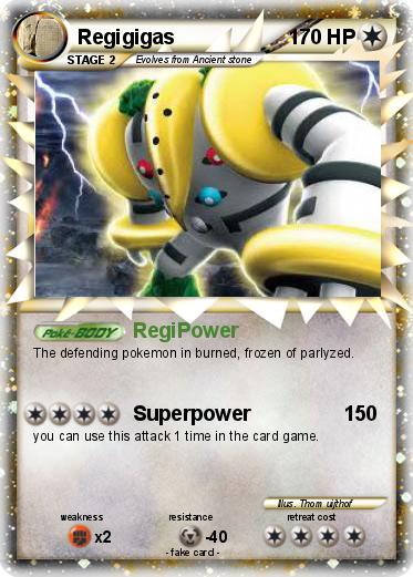 Pokemon Regigigas