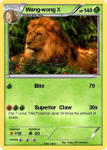 Pokemon Wang-wong X