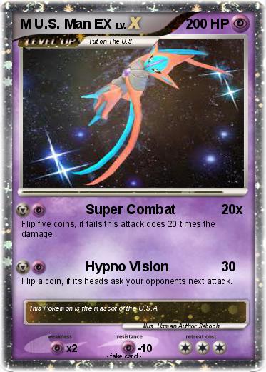 Pokemon M U.S. Man EX