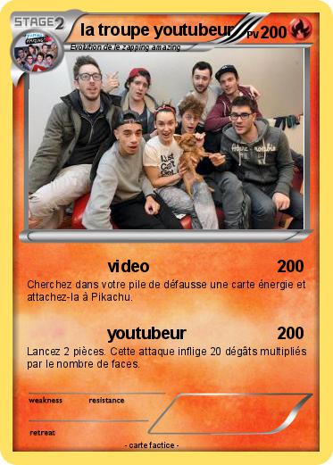 Pokemon la troupe youtubeur