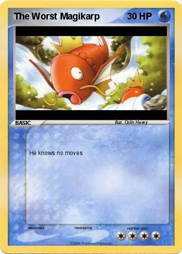Pokemon The Worst Magikarp