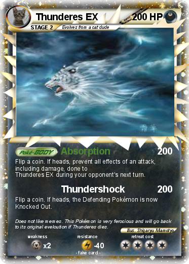 Pokemon Thunderes EX