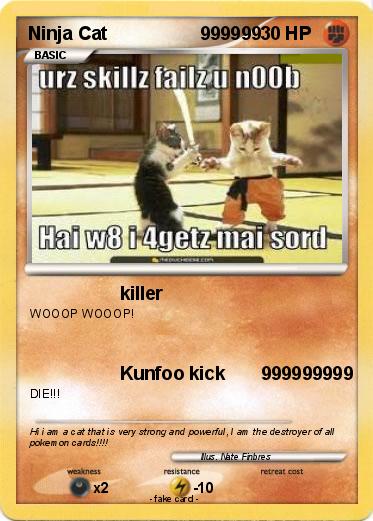 Pokemon Ninja Cat                  999999