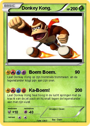 Pokemon Donkey Kong.