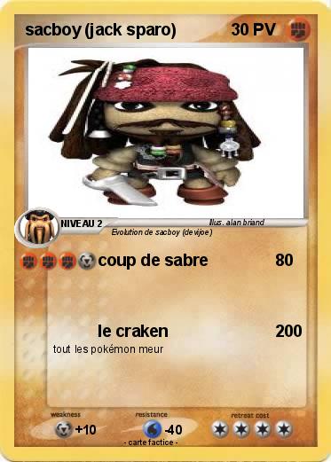 Pokemon sacboy (jack sparo)