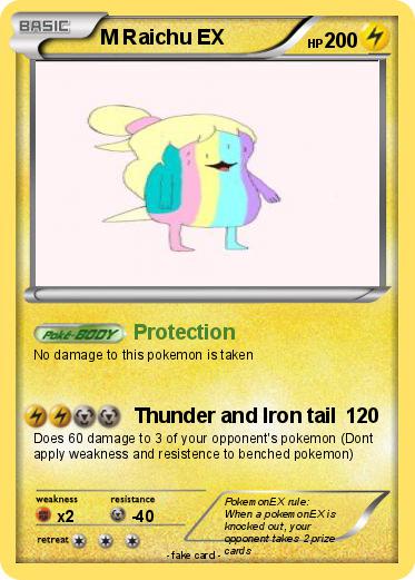 Pokemon M Raichu EX