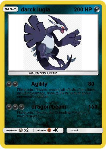 Pokemon darck lugia
