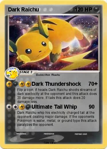 Pokemon Dark Raichu