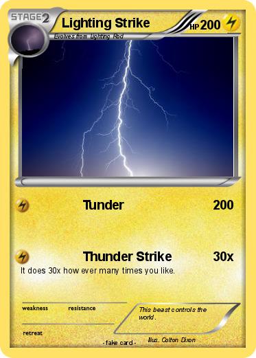 Pokemon Lighting Strike