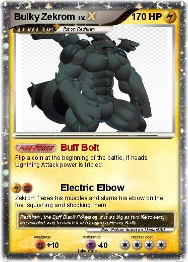 Pokemon Bulky Zekrom
