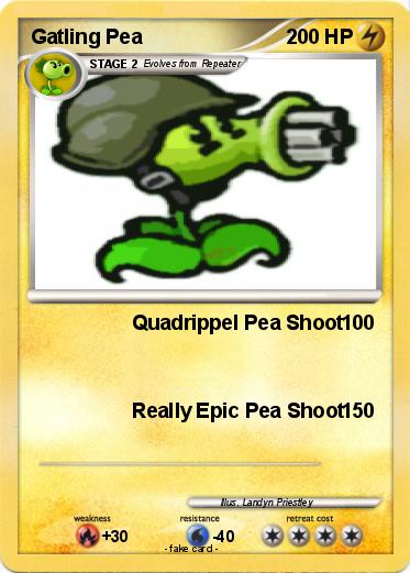Pokemon Gatling Pea