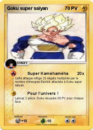 Pokemon Goku super saïyan