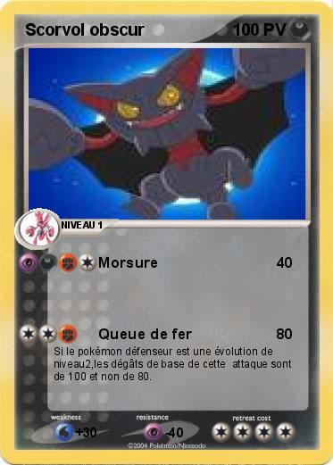 Pokemon Scorvol obscur