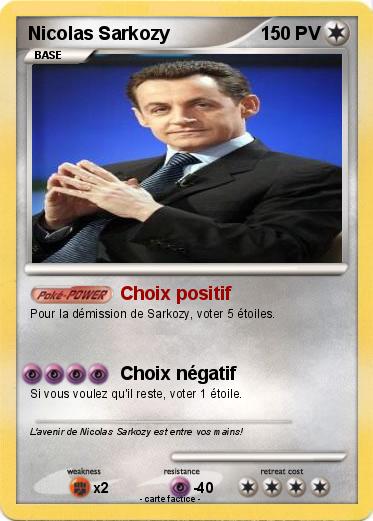 Pokemon Nicolas Sarkozy