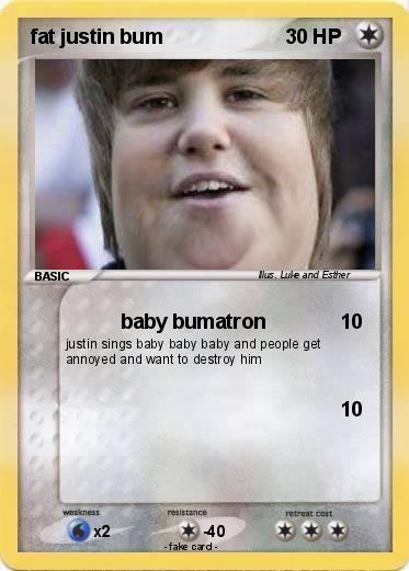 Pokemon fat justin bum