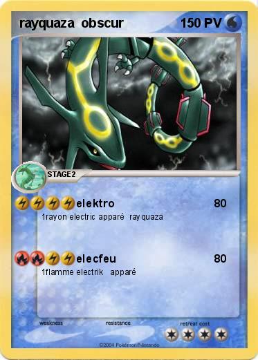Pokemon rayquaza  obscur