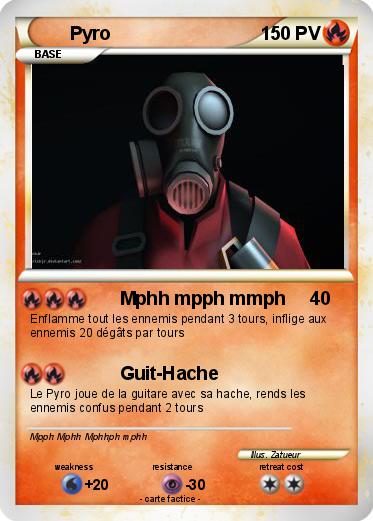 Pokémon Pyro 232 232 - Mphh mpph mmph - Ma carte Pokémon