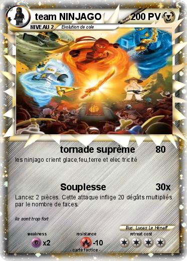 Pokemon team NINJAGO