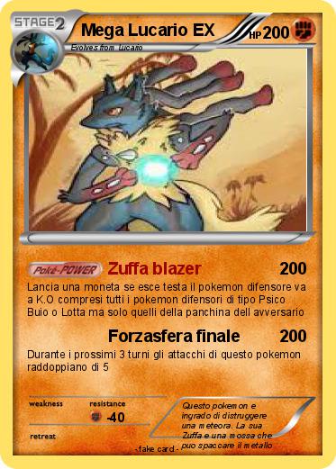 Pokemon Mega Lucario EX