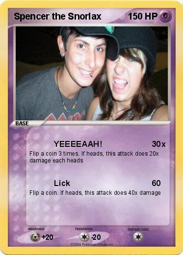 Pokemon Spencer the Snorlax