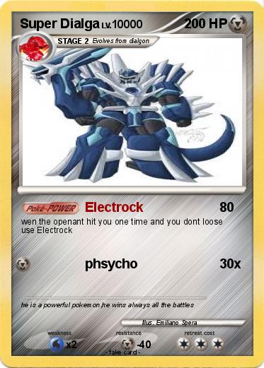 Pokemon Super Dialga