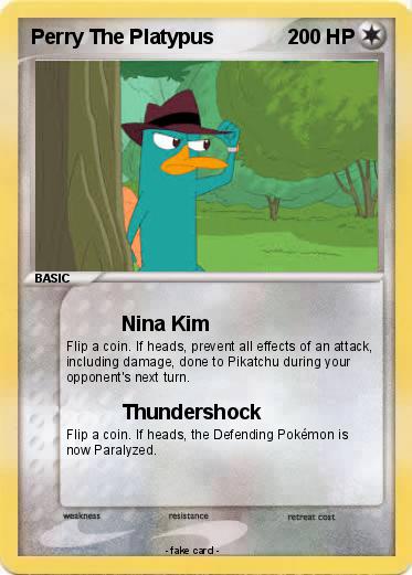 Pokemon Perry The Platypus