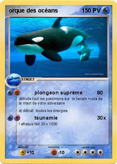 Pokemon orque des océans