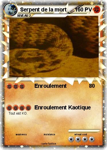 Pokemon Serpent de la mort